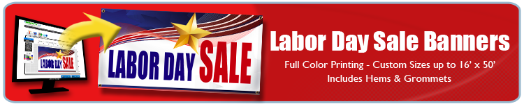 Labor Day Banners - Labor Day Sales Banners from Banners.com